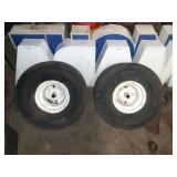 2 BIG NEUMATIC TIRES & RIMS