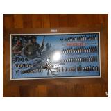 SPEERS BULLETS METAL ADV. SIGN CLOCK