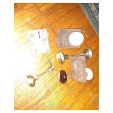 PORCELAIN & BRASS DOOR KNOBS & LOCKS