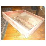 ANTIQUE WOODEN SEED CLEANER SHAKER BOX