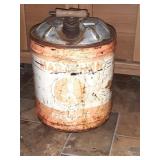 OLD 5 GALLON MARATHON OIL CAN