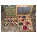 VINTAGE SHINY BRIGHT HP GLASS CHRISTMAS TREE