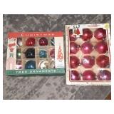 VINTAGE G\ERMAN HP GLASS CHRISTMAS TREE