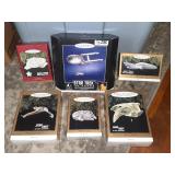 6 HALLMARK KEEPSAKE STAR TREK CHRISTMAS ORNAMENTS