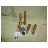 2- BRASS SHOP FOX TOOLS; WOOD WORKING TOOLS