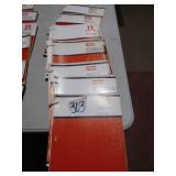 7- CASE COMPACT TRACTORS PARTS CATALOGS-  108,110,