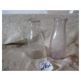 RACY CREAM CO. & SERVICE MILK CO. NY PINT MILK