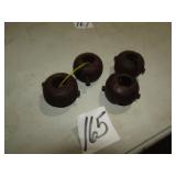 1/2 &1 LB DURBIN CAST IRON HORN WEIGHTS