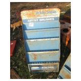 SIMMONS ARTIST BRUSH METAL DISPLAY RACKS