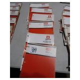 6- CASE COMPACT TRACTOR PARTS CATALOGS - 107,