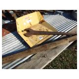 CASE MOWER SEAT; BIG WRENCH; MORE