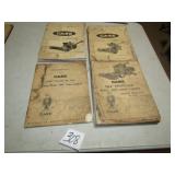 4- CASE SELF PROPELLED COMBINE PARTS CATALOGS