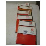 6- CASE COMPACT TRACTOR PART CATALOGS -210, 220,
