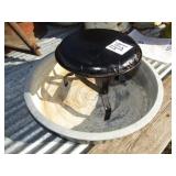 METAL MILKING STOOL; PIG PAN