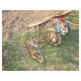 WALK BEHIND GARDEN TRACTOR SULKY CART