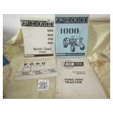 4- FORD OPERATOR MANUALS- 100,2600,3400, MORE