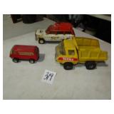 3- TONKA VINTAGE TOYS - DUMP TRUCK VAN ,MORE