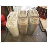 3- MILITARY GAS CANS