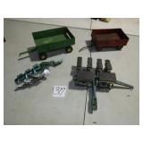 TOYS- INTERNATIONAL & JD WAGONS ,JD PLANTER ,PLOW
