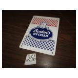 8 X 11 BORDEN ICE CREAM TIN SIGN