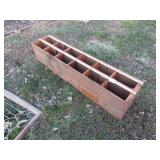 12 CUBBY HOLE PARTS CABINET