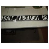 DALE EARNHARDT DR EMBOSSED METAL STREET SIGN
