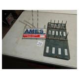 AMES TOOL DISPLAY RACK ; HANSON MASONARY DRILL