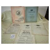 1964 JACOBSON DEALER PROGRAM BOOK ;4- MAINTENANCE