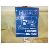 FORD OPERATOR'S MANUAL- 2610,3610,4110,4610