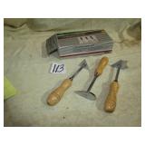 3 PIECE SHAVE HOOK SET