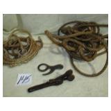 2- CORN SHOCK TIES W/ ROPE