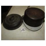 CAST IRON WAGONER WARE 1268 DUTCH OVEN W/ LID