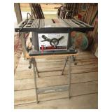 SKILSAW TABLE SAW W/ WORKMATE STAND