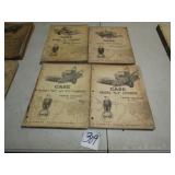 4- CASE PULL TYPE COMBINES PARTS CATALOGS- A, F2