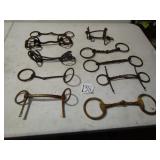 10- OLD HORSE BITS