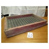 SEED CORN GRADER PAN