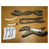 3- ALLIGATOR WRENCHES -HAWKEYE & MORE