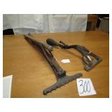 2- VINTAGE CARPET STRETCHERS - PICKUP ONLY