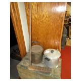 CREAM CAN ;APPLE BUTTER PADDLE ;MORE - PICKUP ONLY