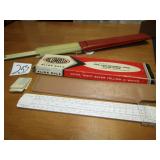 ACUMATH LOG DECIMAL TRIG SLIDE RULE ; SLIDE RULE
