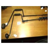 2 VINTAGE THROAT BRACES W/ BITS