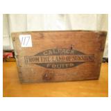 CALPACK FRUITS WOOD ADVERTISING BOX