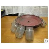 UNDER THE COUNTER 10 JAR STORAGE RACK