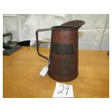 CROSS COUNTRY MOTOR OIL CAN ,100% PENNSYIVANIA