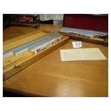 2- POST LETTERING SETS W/ WOOD CASES