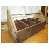 WOOD DIVIDER TOTE -- PICKUP ONLY