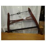 BUCK SAW W/ OLD RED PAINT -- PICKUP ONLY