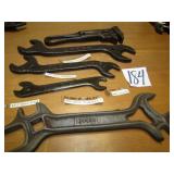 5 DEERING WRENCHES