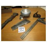 TRACTOR LIGHT ;ALUMINUM FOLDING RULER ; TOOLS