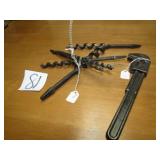 5- FORD DRILL BITS ; FORD ADJUSTABLE WRENCHES